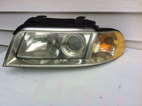 Audi a4 head light assembly driver / left 98 99 00 01 clean factory oem