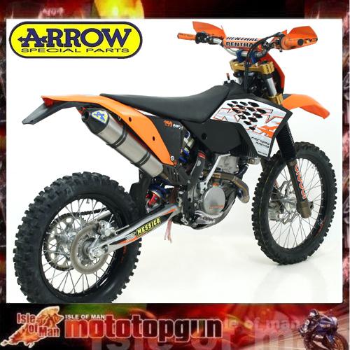 Full exhaust arrow mx competition titanium ktm exc 250 f 2009 09