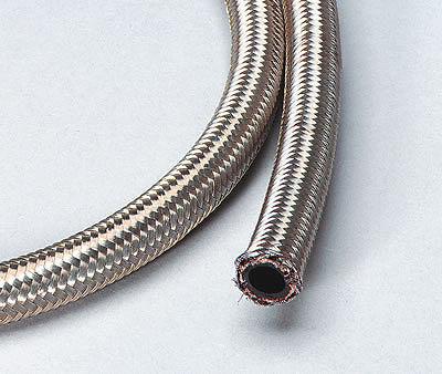 Russell 632100 hose proflex braided stainless steel -8 an 3 ft. length each