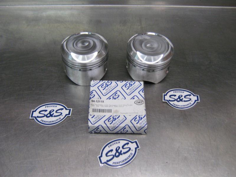 S&s high compression piston kit for s&s super stock evolution heads