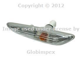 Bmw e46 (2001-2005) additional side light w/ white lens front left + bulb oem