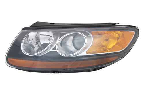 Tyc 20-6808-00 fits hyundai santa fe left replacement headlight assembly