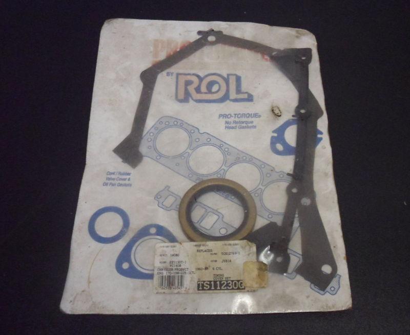 Chrysler 1960 1987 timing cover set 3.7 l rol pro torque mopar engine parts