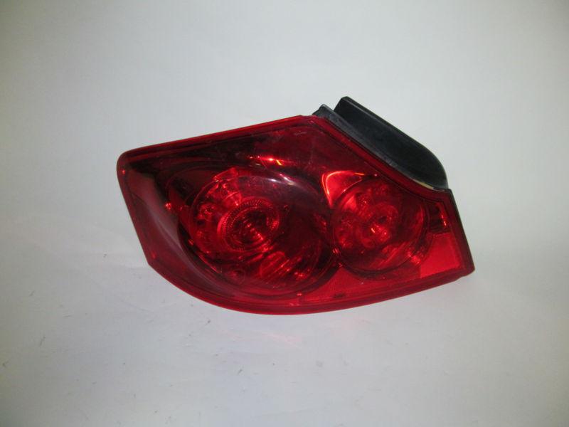 07 08 09 infiniti g35 sedan left oem tail light nice!