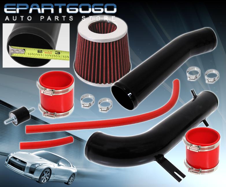 95-02 accord cd 2.75" cold air intake system induction fast flow upgrade power