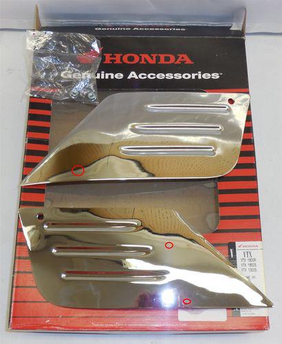 New genuine honda chrome rear fender trim vtx1800r vtx180s vtx1800t