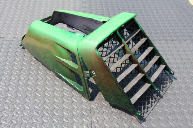  yamaha banshee grill + gas tank plastic + radiator cover 1987-2006 green e-10