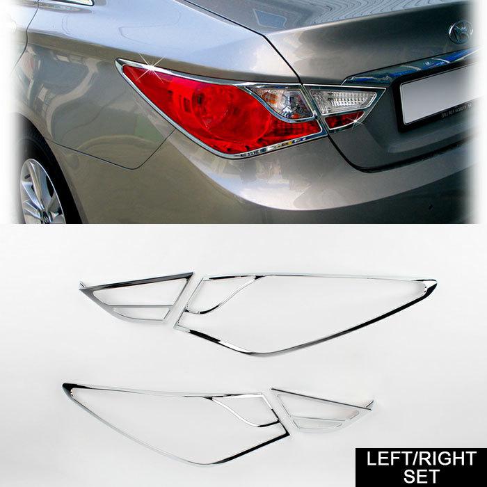 2011 2012 sonata/i45 chrome rear(tail) light lamp cover molding trim car k-578