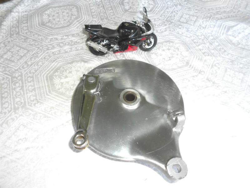 Suzuki vz 800 marauder rear wheel drum brake plate + shoes