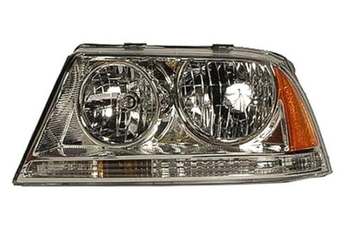 Replace fo2502204 - 03-05 lincoln aviator front lh headlight assembly halogen