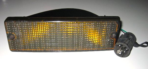 Jaguar xj6 right amber turn signal lens & assembly bumper light 87-94 dbc 2046 