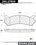 Centric parts 306.07850 brake pad set, front