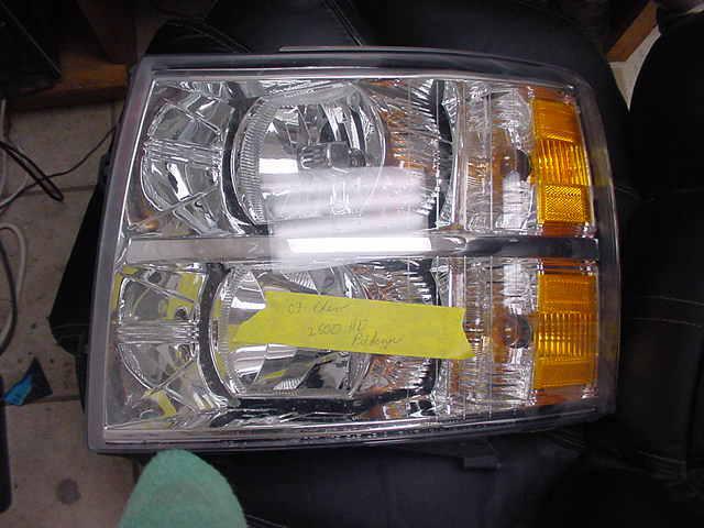 07 -12 chevy chevrolet silverado 1500 2500 3500 hd halogen headlight left side