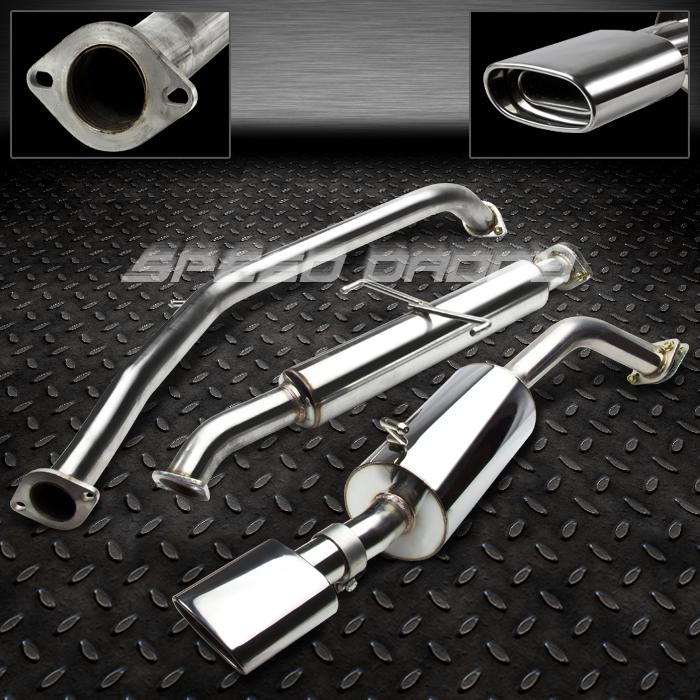 5.5" oval muffler tip catback/cat back exhaust system 08-11 scion xb t2b 2az-fe