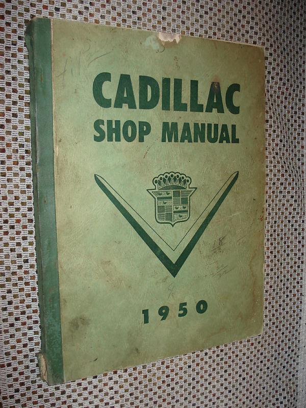 1950 cadillac shop manual original service book rare nr