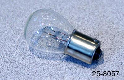 K&s dot turn signal replacement bulb single filament 12v 23w clear