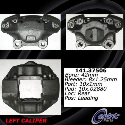 Centric 141.37506 rear brake caliper-premium semi-loaded caliper-preferred