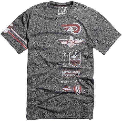 Fox racing mens shook down premium t-shirt 2013