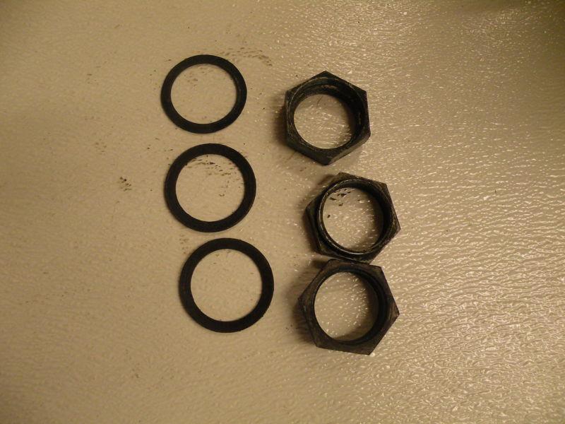 Suzuki z400 set of axle nut and washers ltz400