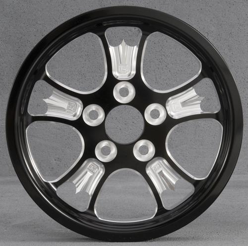 Yamaha raider / roadliner / stratoliner custom rear pulley midnight (black)