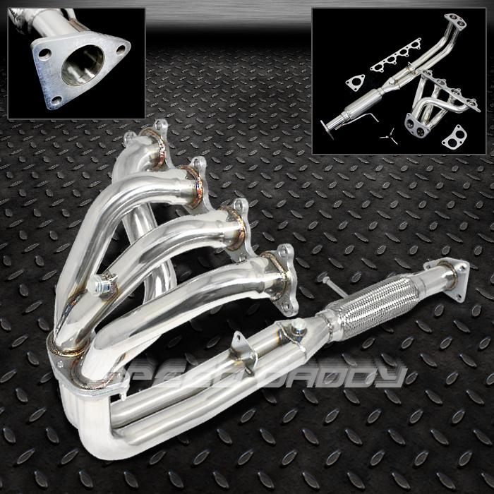 4-2-1 racing ss header manifold/exhaust 90-93 accord 2.2 f22 f22a 2/4-dr cb1-cb4