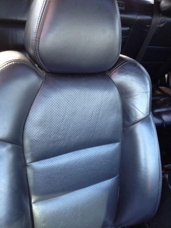 2002 acura mdx right front seat black leather trim code d