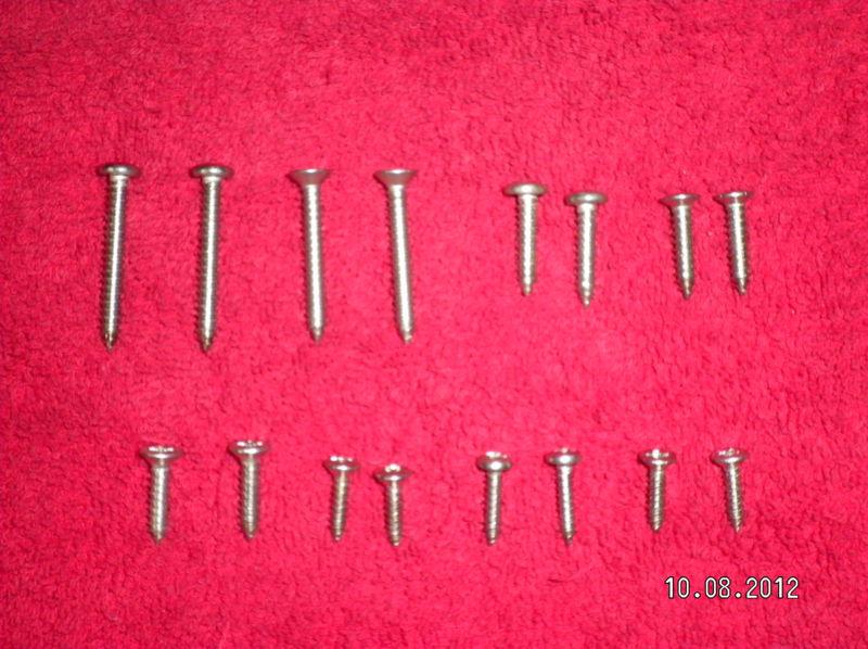 Pontiac firebird--- 320 piece stainless steel screws set 