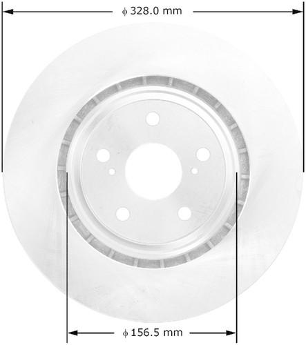 Bendix prt5798 front brake rotor/disc-disc brake rotor