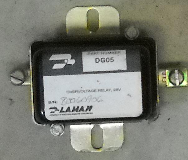 Lamar overvoltage relay model no. dg05