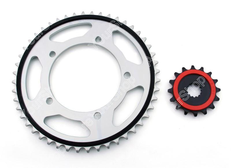 Front & rear sprocket for suzuki gsxr 600/750 2006-2010 16t 48t 525