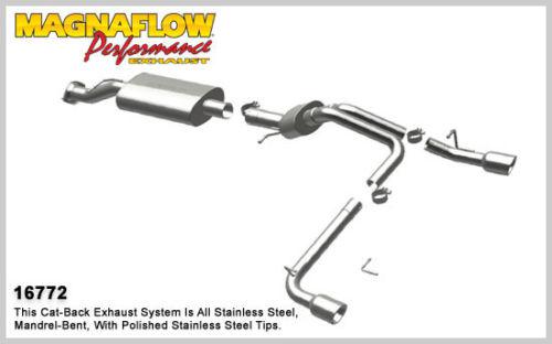 Magnaflow 16772 hummer truck h2 stainless cat-back system performance exhaust