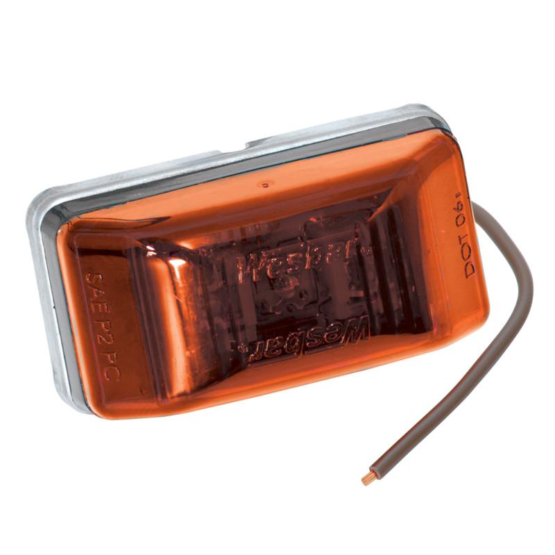 Wesbar led clearance-side marker light #99 series - amber 401565