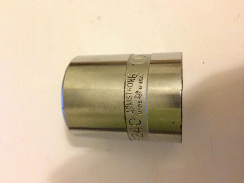 Armstrong usa vintage tools 3/4" drive 1 1/4" standard sae 12 point socket h1240