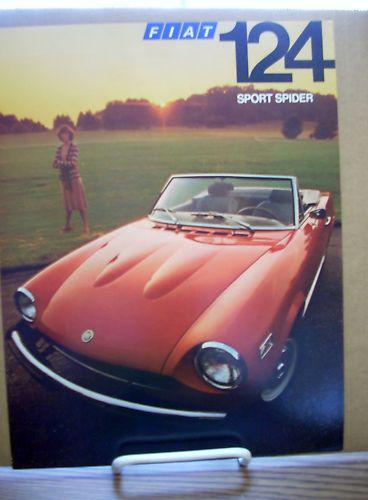 1970 70 fiat 124 sport spider sales sheet