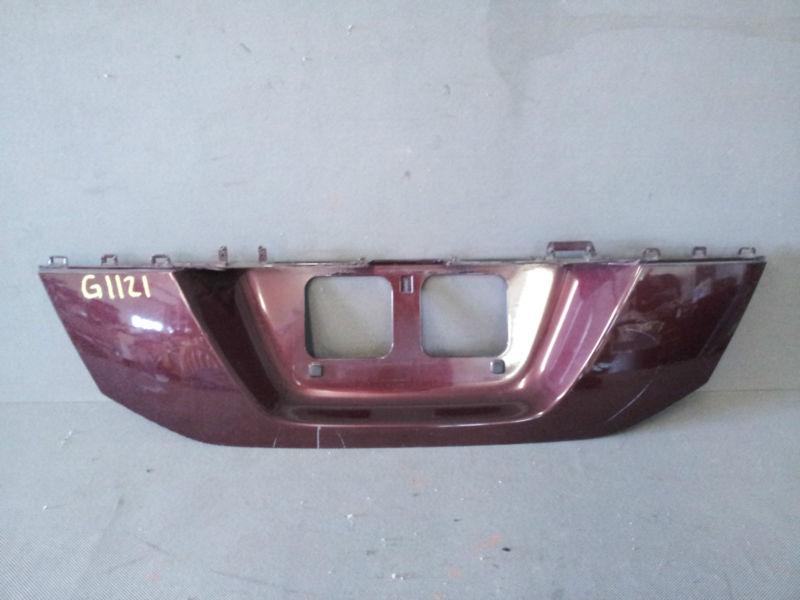 2005-2008 honda odyssey rear license plate trim frame 74890-shja-a011 maroon