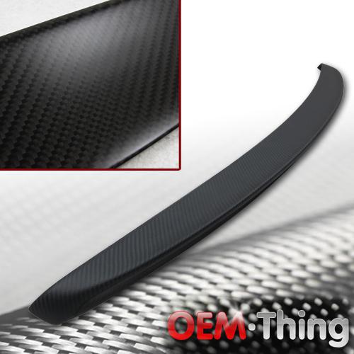 Real carbon matte mercedes benz s-class w221 4d sedan rear trunk spoiler 07-13 ○