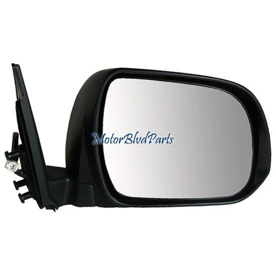 08-10 toyota highlander power heated mirror w/ puddle lamp passenger right rh r