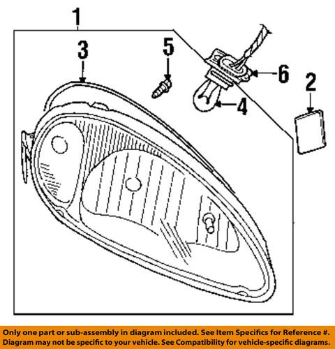 Chrysler oem 5288914ab combination lamps-front-socket