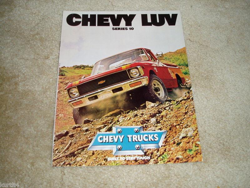 1980 chevrolet luv pickup truck sales brochure dealer literature