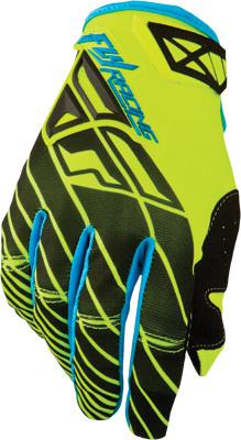 Fly kinetic gloves blue/hi-vis sz 9 367-41809