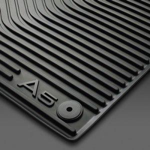 Audi a5 rubber all weather floor mat set of 4 2008-2014 -oem brand new