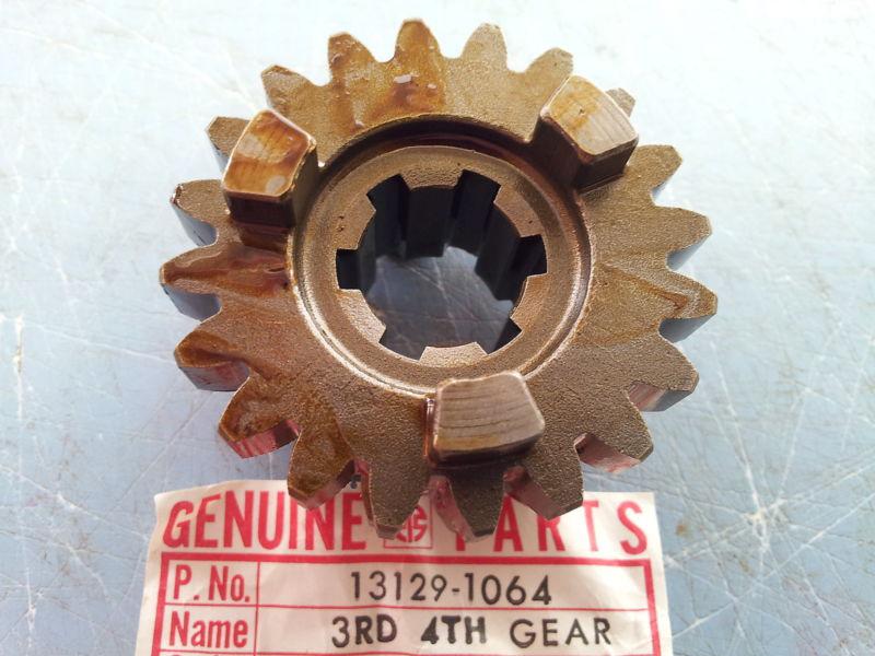 Kawasaki kx125 a 1974-1979 3rd & 4th drive gear 13129-1064 nos