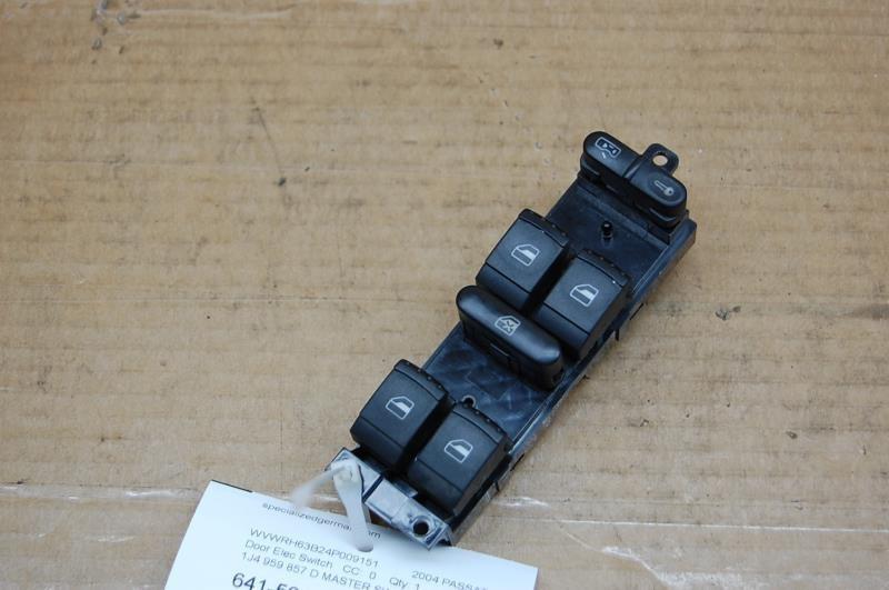 Vw jetta passat golf 4 door left power window switch 1j4 959 857 d