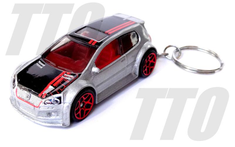 Volkswagen golf gti keyring keychain fob diecast 1/64 blue key vw 2008 2009