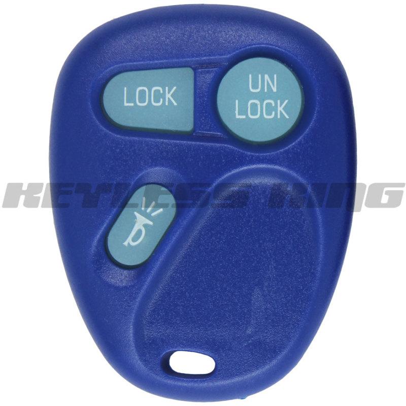 New blue glow in dark replacement keyless remote key fob clicker for gm 15042968