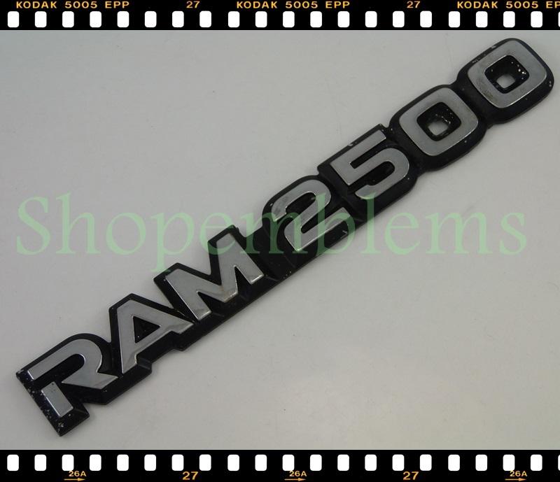  dodge ram 2500 door emblem rear badge nameplate decal 94-01 95 00 1pc 95 96 97 