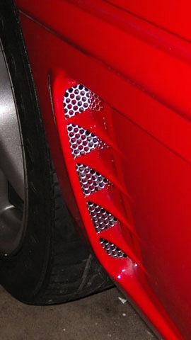 Corvette c4 side vent grilles