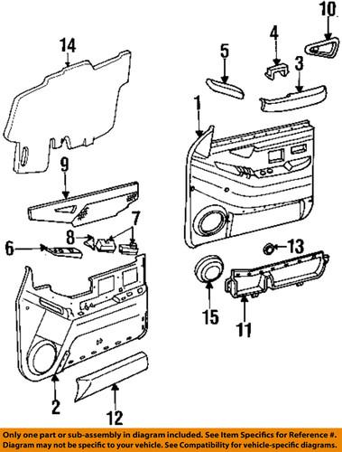 Gm oem 15151362 front door-window switch