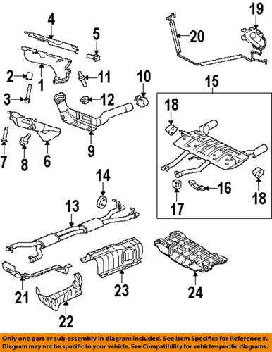 Jaguar oem aj812284 exhaust manifold gasket/exhaust manifold gaskets