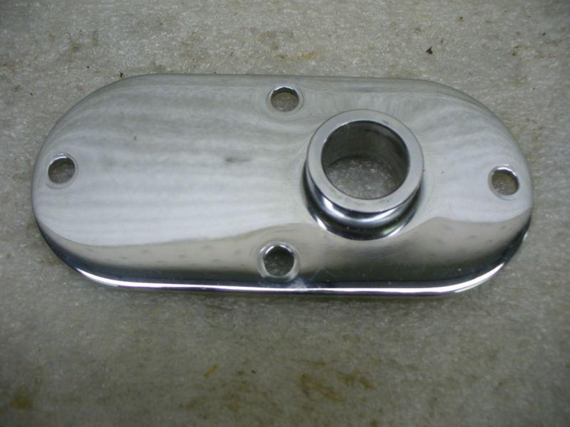 Harley 90's era fx super-glide chrome primary inspection cover.